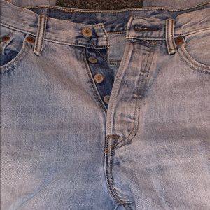 Levi button fly jeans